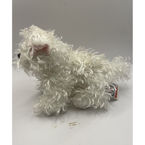 Ganz Webkinz Plush NO CODE White Terrier Stuffed Dog  P9 - Picture 3 of 8